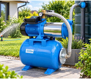 Házívízmű hidrofor 5 lépcsős 1300w 5400L/H Güde MP 120/5A 24 LT