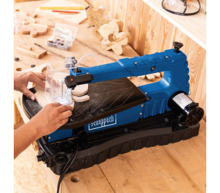 Asztalidekopir lábpedállal DECO SWITCH scheppach - 50mm vágási magasság | 127 mm-es fűrészlap hossza