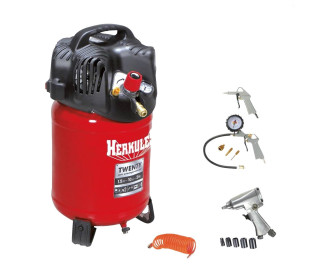 Kompresszor Álló 24L 10Bár-Kompressor Twenty + Kit Herkules