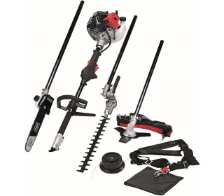 Scheppach MFH 5200 Fűkasza bozótvágó magassági ágvágó sövényvágó 4 az 1-ben multifunkciós kerti szerszám