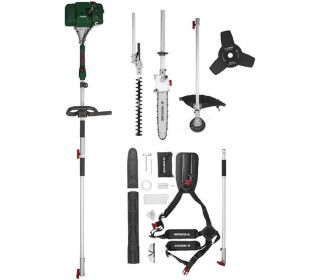 Parkside 4in1 Benzines Magassági ágvágó sövénynyíró Fűkasza szett-PBK 4 C4