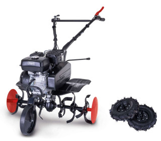 Benzines rotakapa 212ccm-5,7 LE -75 cm munkaszélesség -24 kés-Scheppach MTP 750