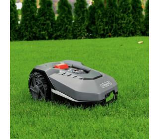 RoboCut XL600 Scheppach robotfűnyíró 600 m² | 18 cm vágási szélesség | 20-60 mm vágási magasság | Esőérzékelő