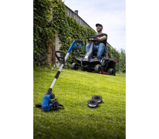 Benzines önindítós Fűnyíró traktor Scheppach MR 225-61-Ajándék szegélynyíró!