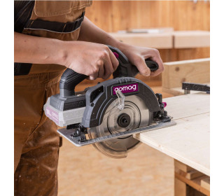 Akkus körfűrész Aksival töltővel GO-HKS165BL54 mm v.magasság | Lézer és Ø165 mm