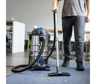 Száraz Nedves Porszívó - 1500W | 3 m Tömlőhossz | 6 m Tápkábel | 30L Űrtartalom Hepa szűrővel