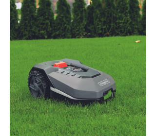 Scheppach RoboCut L500 400 m2 csatlakoztatott robotfűnyíró töltőállomással | Akár 400 m� | Esőérzékelő | Wi-Fi és Bluetooth