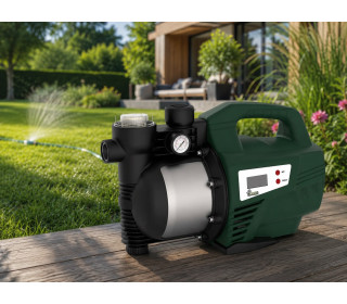 Kerti szivattyú beépített nyomáskapcsolóval!,szűrővel!4600L/H -1100W