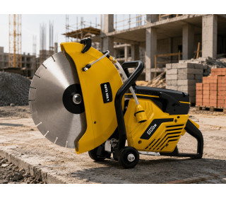 Betonvágó benzinmotoros!65ccm 3,9Le- 125 mm max. vágási mélység, 350 mm-Gbts 350.1