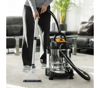 Ferrex F-WVC20-Száraz - nedves porszívó - takarítógép -Termékeink szállítási karcos vagy csomagolássérült termékek.