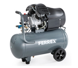 Ferrex DZK412 Kompresszor 50L kéthengeres 10bár!
