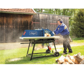 Scheppach KE 70M görgős asztalos körfűrész - 400V 5200W | 700 mm-es keményfém fűrészlap | 250 mm-es vágási magasság | Ékszíjhajtás