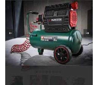 csendes kompresszor »PSKO 2410 A1«, 2 hengeres olajmentes motorral 24L 10 Bár-Ingyen Szállítva