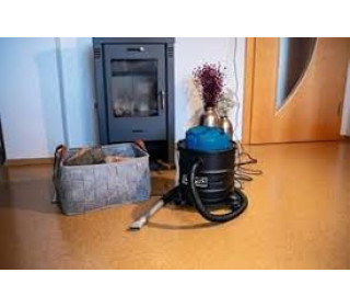 Scheppach hamuporszívó AVC20 | szűrőtisztító funkcióval | Koromporszívó | Kandalló hamu porszívó | Fém tartály 20L | Teljesítmény 1200W