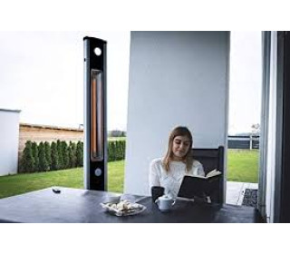 Scheppach Practixx PX-IHS-1800 infravörös teraszfűtő - Elektromos, összecsukható, távirányítóval, 1800 Watt -