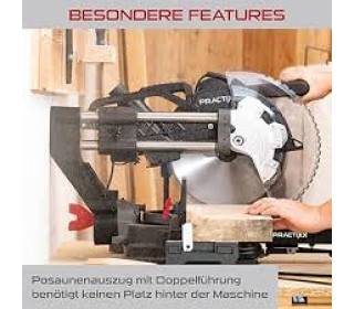 Gérvágó-PX-KZS-305PA Practixx - vágási magasság 180mm x 340mm | Lézer| Lágy indítás |305mm vágókorong