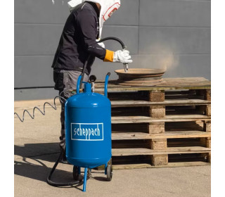 Scheppach SBT-80 mobil homokfúvó egység