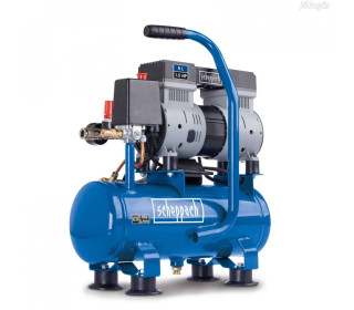 Kompresszor HC08Si Scheppach - 1,5 LE | 162 l/perc szívóteljesítmény | 6L | 8 bar | olajmentes