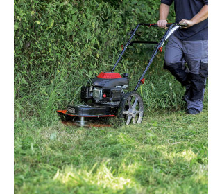 Scheppach WMP161-56 Magasgazvágó Fűnyíró 4.1Le 56cm vágási szélesség 40-95mm Vágási magasság!